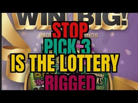is the lottery rigged|are lottery quick picks rigged.